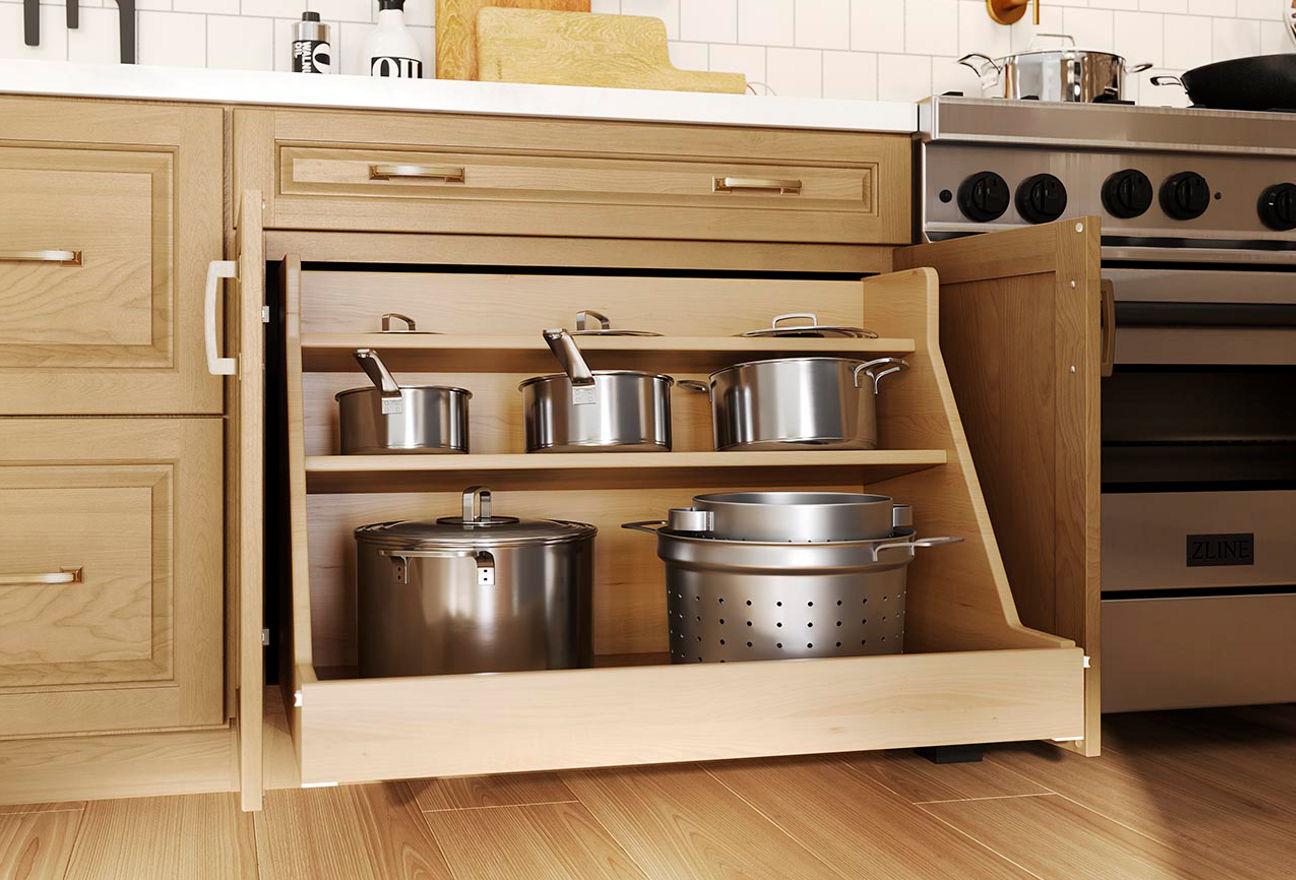 Base pot and pan organizer