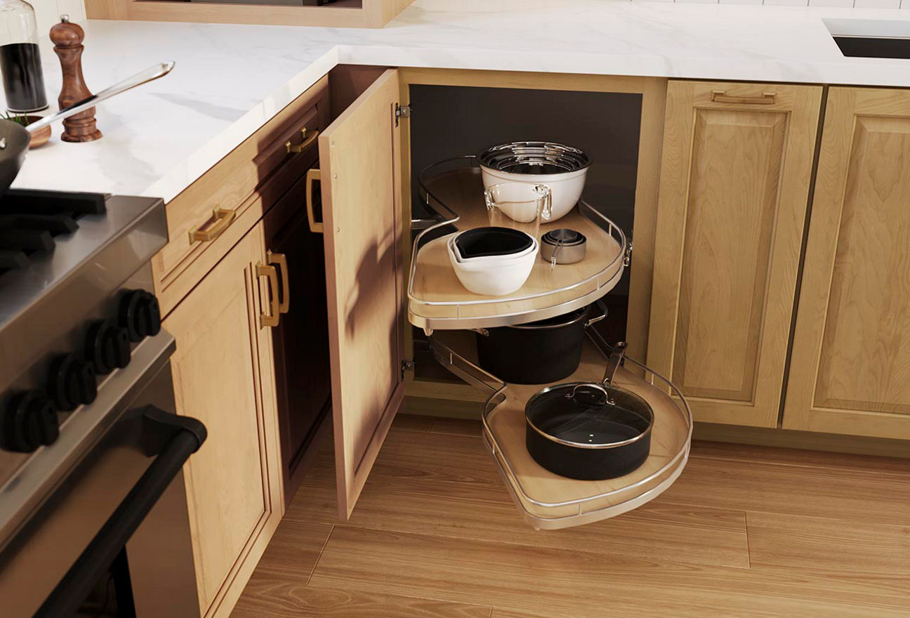 blind swing out storage