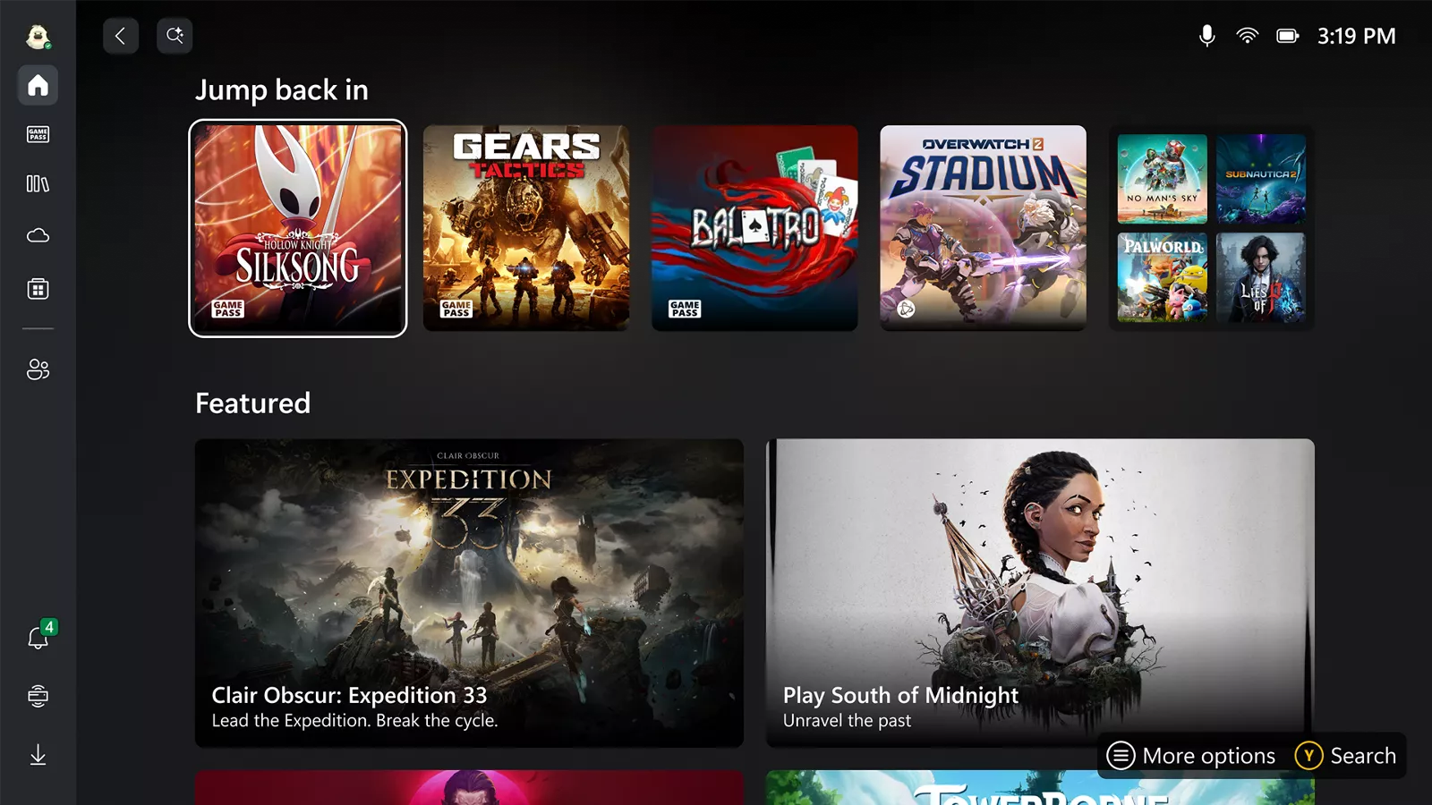 ROG Xbox Ally UX image