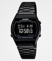 black retro casio watch
