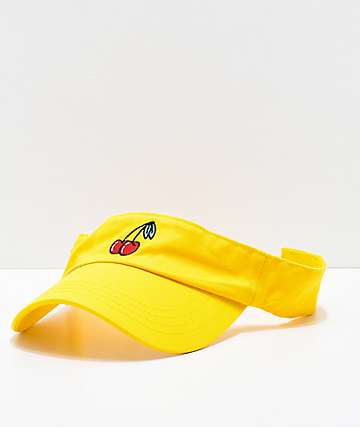 A-Lab Cherries Yellow Visor