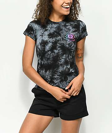 A-Lab Ezra Literally Dead Black Tie Dye T-Shirt