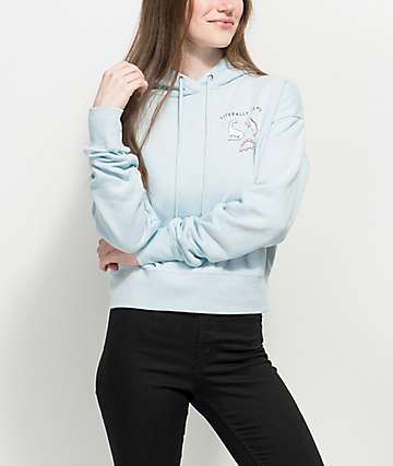A-Lab Lucia Literally Dead Light Blue Hoodie