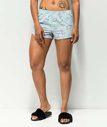 A-Lab Tad Blue & Dinos Lounge Shorts