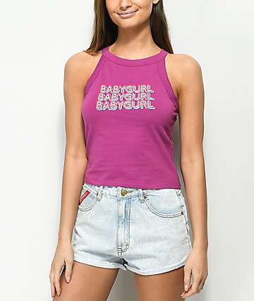A-Lab Trixie Baby Gurl camiseta corta sin mangas en violeta