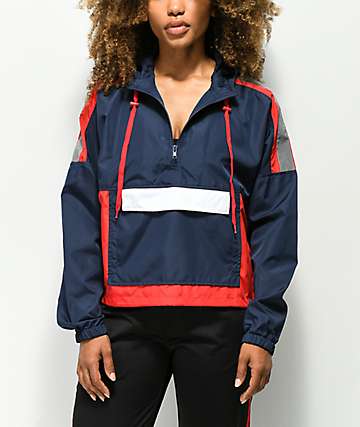 A-Lab Wilder Red, White & Blue Pullover Windbreaker
