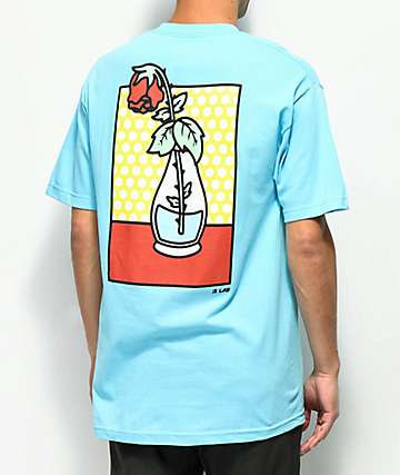 A-Lab Withered Rose Pacific Blue T-Shirt