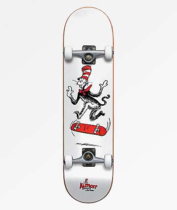 Almost x Dr. Seuss Cat Tre 7.75" Skateboard Complete
