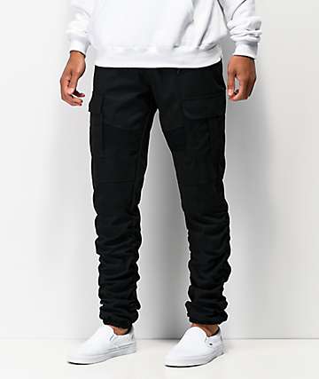 pants jogger stitch cargo joggers twill american zumiez bungee moto khaki mens jeans quick