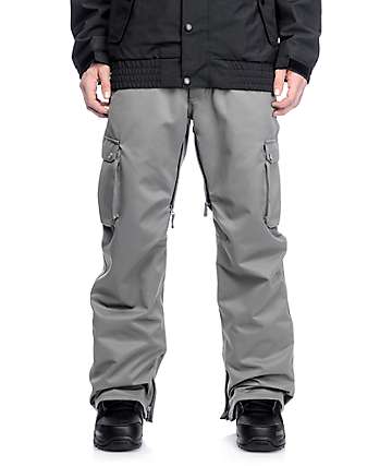 Aperture Alive 10K pantalones de snowboard cargo en color carbón