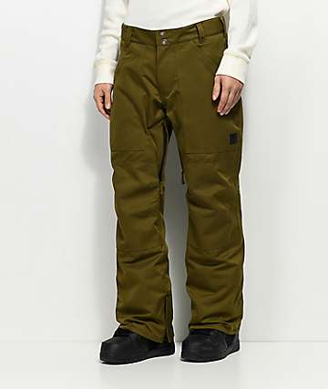 Aperture Boomer Work Pant Olive 10K Snowboard Pants