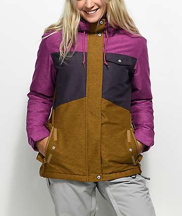 Aperture Heaven Purple & Tobacco 10K Snowboard Jacket
