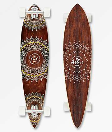 Arbor Fish Solstice 37" Pintail longboard completo