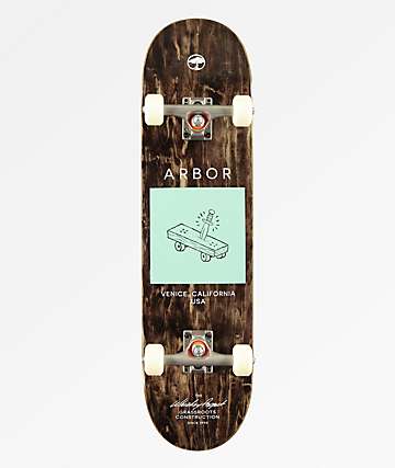 Arbor Whiskey Team Artist Collaboration 8.0" Skateboard Complete