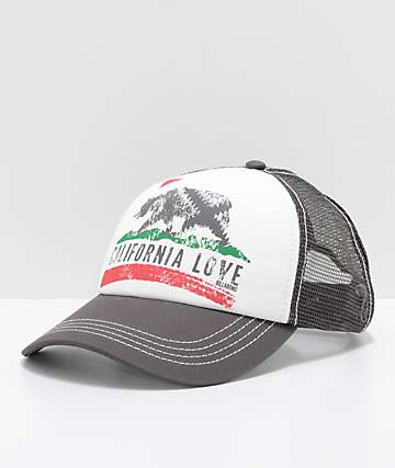 Billabong Pitstop Cali Love gorra snapback en negro y blanco