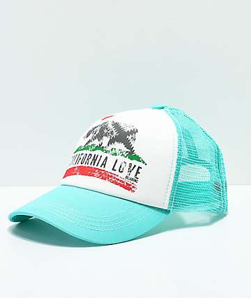Billabong Pitstop Cali Love gorra snapback en verde azulado