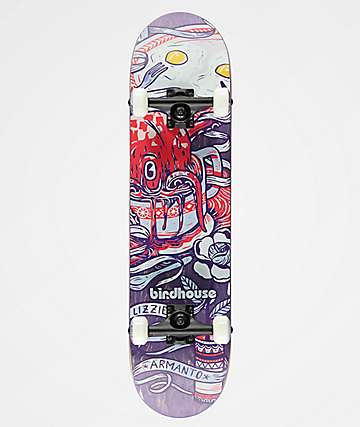 Birdhouse Lizzie Armanto Favorites Purple 7.75" Skateboard Complete