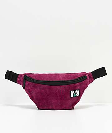 Bumbag Groove Farm Purple & Green Velvet Fanny Pack