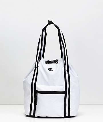 champion cow print backpack