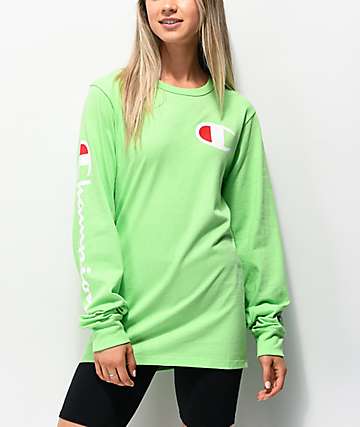 jade green champion hoodie