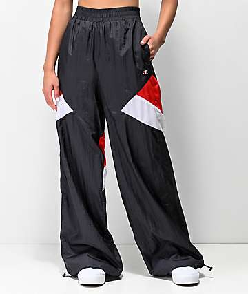 Champion Red, White & Navy Blue Nylon Warm Up Pants