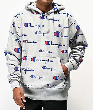 champion reverse weave all over hoodie
