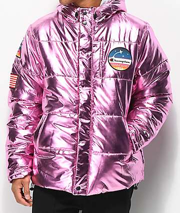 pink champion coat