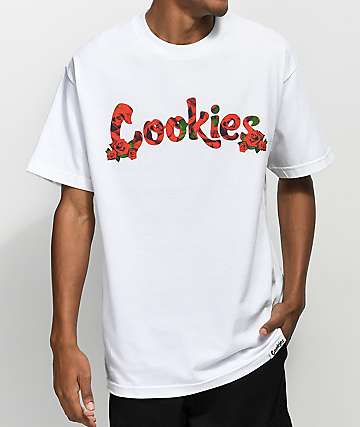 white cookies shirt