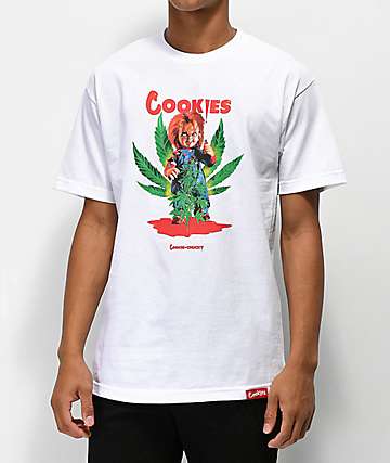 white cookies shirt