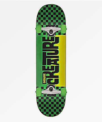 Creature Kustom Checker 7.25" Skateboard Complete