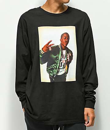 Cross Colours 90's Legends Too Short Black Long Sleeve T-Shirt