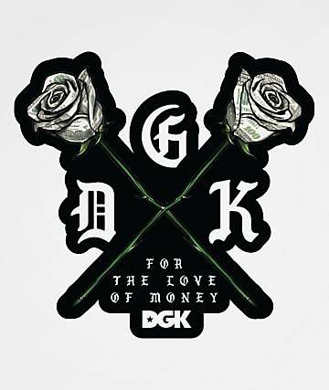 10 And Under Dgk Stickers Zumiez Ca - dgk paper roses sticker