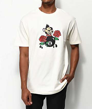 DROPOUT CLUB INTL. x Skip Class Mi Amore camiseta blanquecina