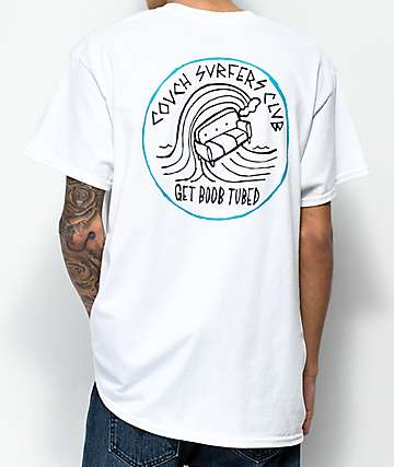 DROPOUT CLUB INTL. x Terminal Radness Couch camiseta blanca