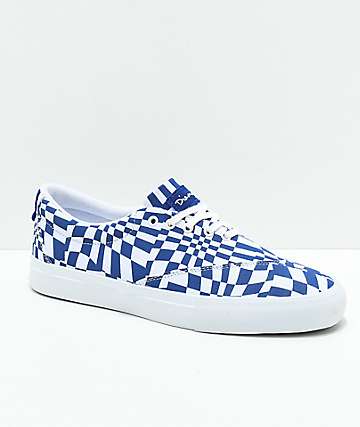 Diamond Supply Co. Avenue QS zapatos de skate en azul y blanco