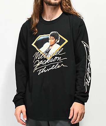 Diamond Supply Co. x Michael Jackson Thriller Black Long Sleeve T-Shirt