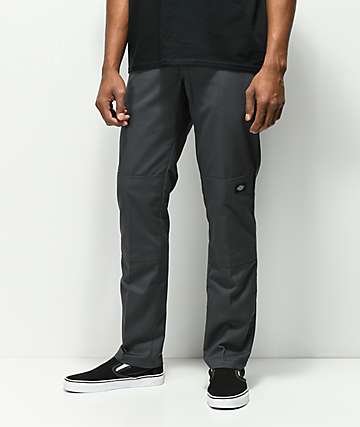 Dickies pantalones de trabajo gris con rodillas reforzadas