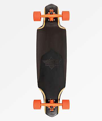 Dusters Channel Black Prism Drop Through 34" Longboard Complete