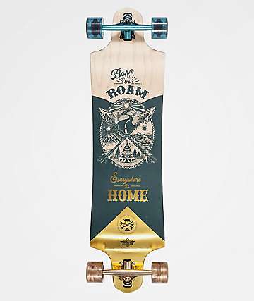 Dusters Roam Gold Drop Through 38.0" Longboard Complete
