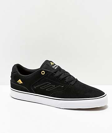 Emerica Reynolds Vulc Low zapatos de skate en negro y blanco