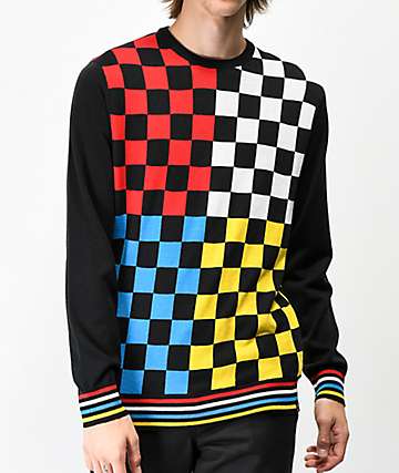 mens checkered v sweters mens checkered v sweters