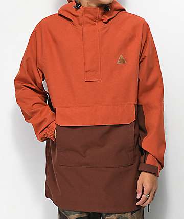 Empyre Glenwood Maroon Anorak 10K Snowboard Jacket