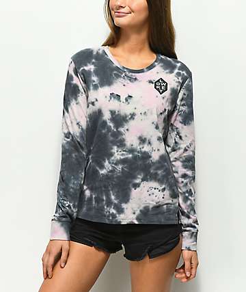 Empyre Rubino Low Key camiseta de manga larga con efecto tie dye
