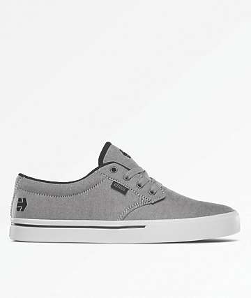Etnies Jameson 2 Eco Black, Charcoal & Silver Shoes