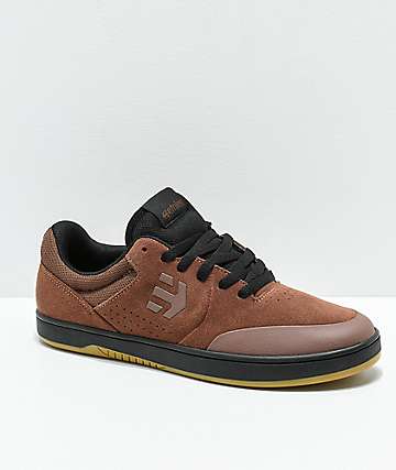 Etnies x Michelin Marana zapatos de skate en marrón. negro y goma