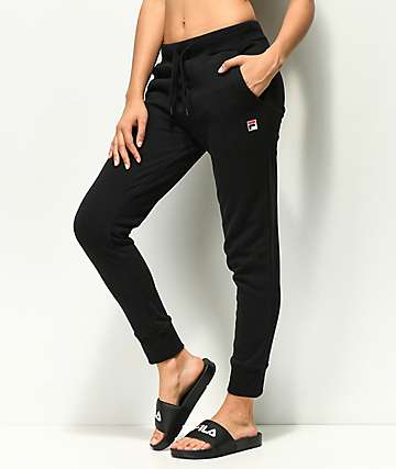 fila black joggers