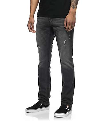 Free World Messenger Black Thunder Wash Skinny Jeans (Past Season)
