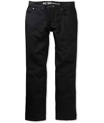 Free World Night Train Black Denim Regular Fit Jeans (Past Season)
