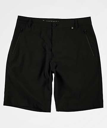 Free World Ultraist Stretch Tech Black Board Shorts