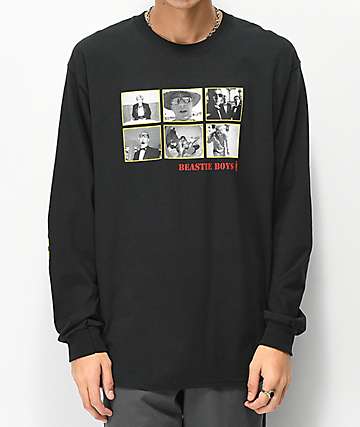 Girl x Beastie Boys Sure Shot Photos Black Long Sleeve T-Shirt